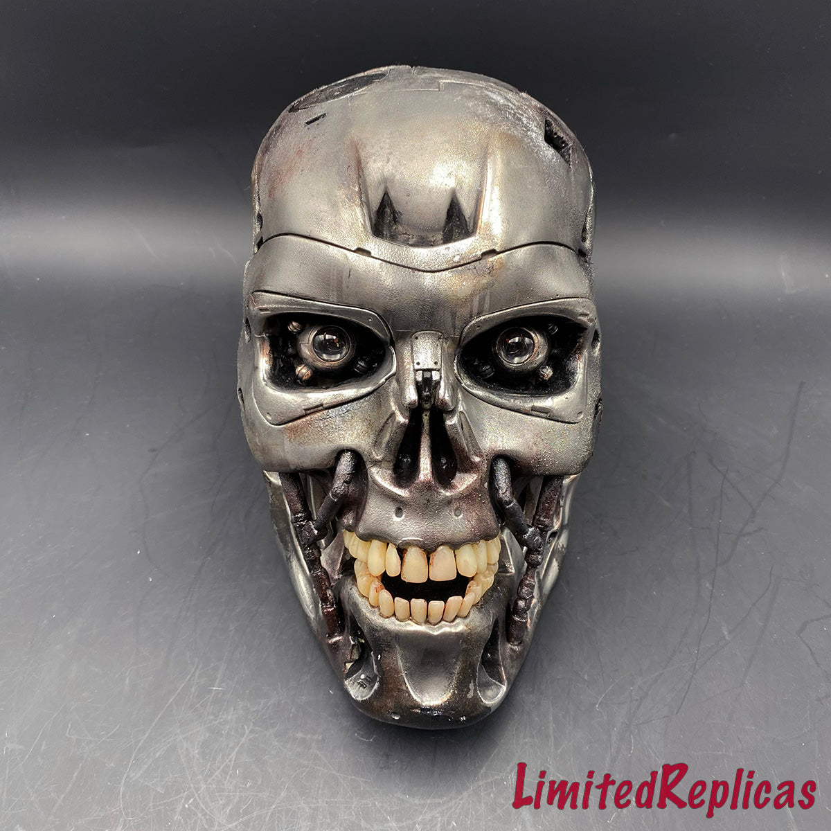 Terminator T-800 Metal Skull Sculpture