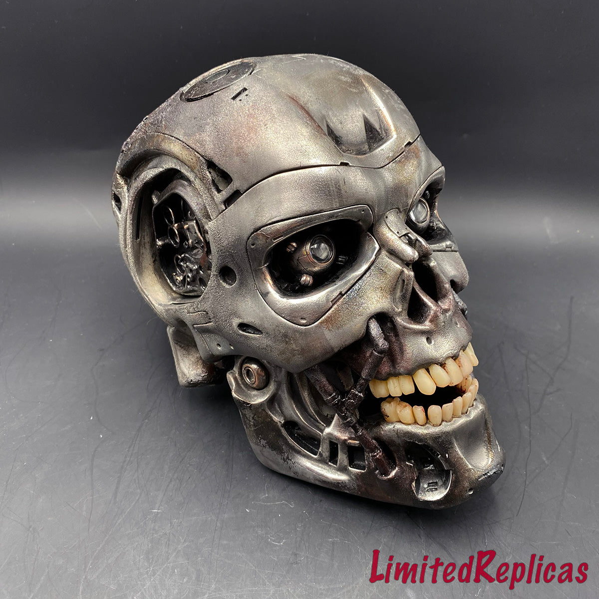 Terminator T-800 Metal Skull Sculpture