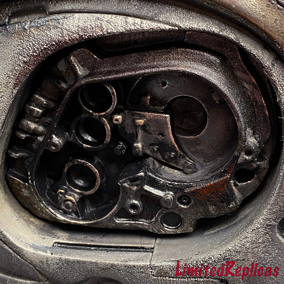 Terminator T-800 Metal Skull Sculpture