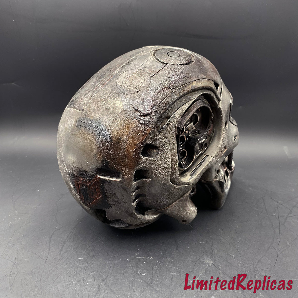 Terminator T-800 Metal Skull Sculpture