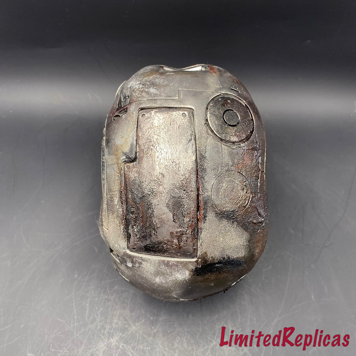 Terminator T-800 Metal Skull Sculpture