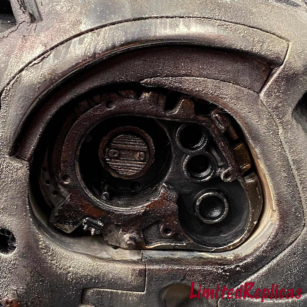 Terminator T-800 Metal Skull Sculpture