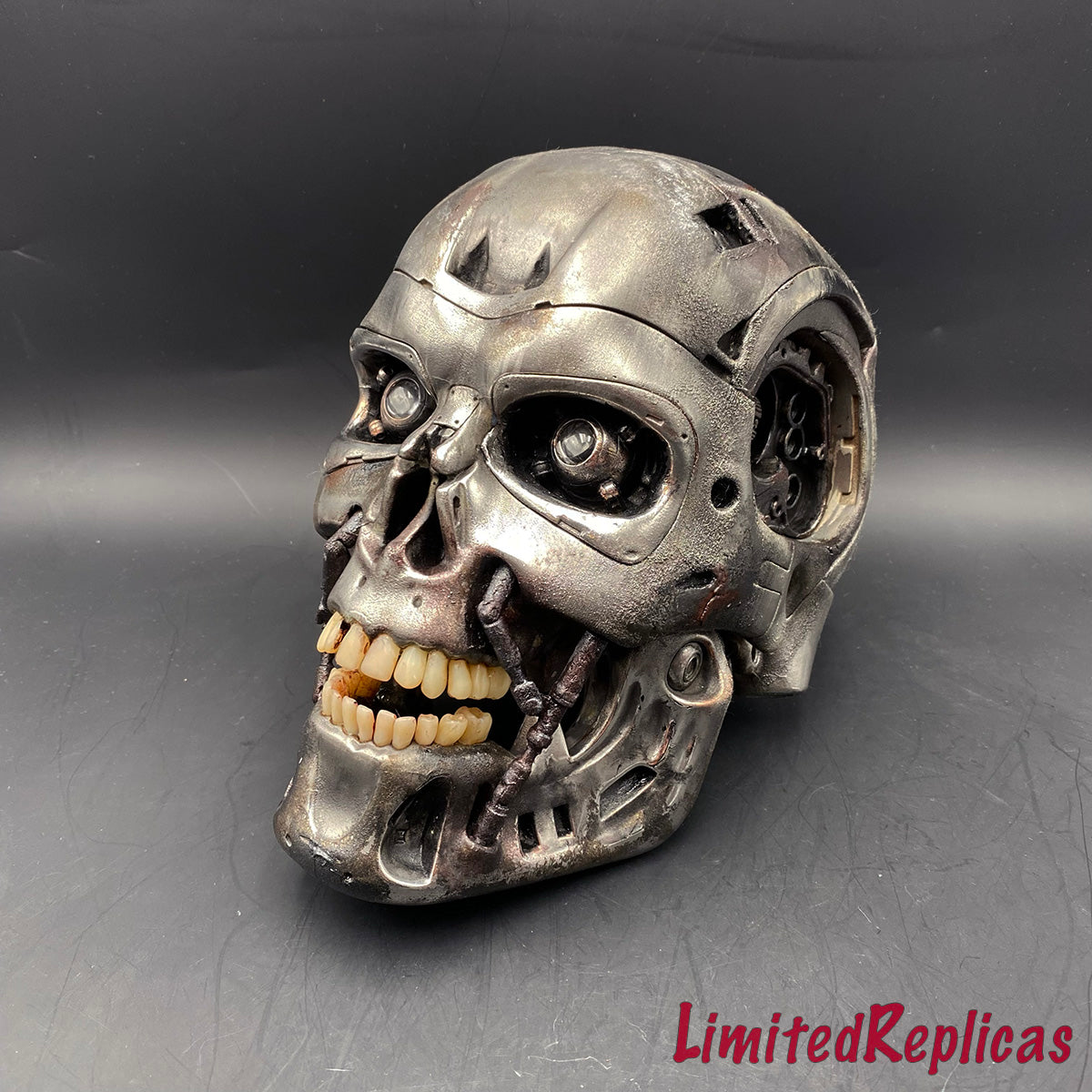 Terminator T-800 Metal Skull Sculpture