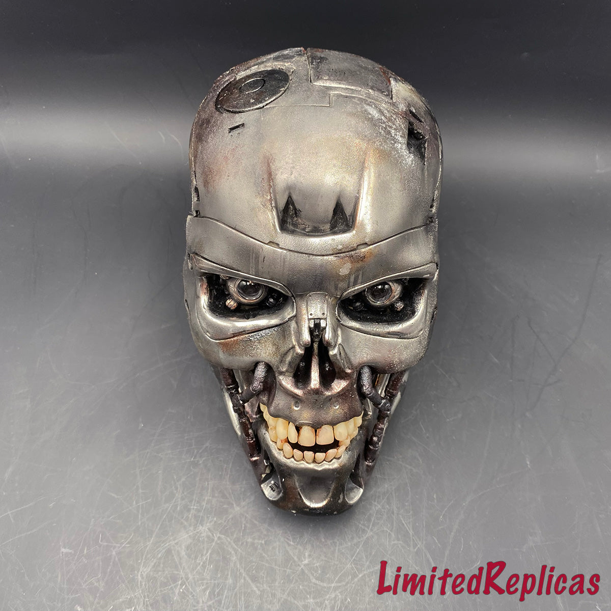 Terminator T-800 Metal Skull Sculpture