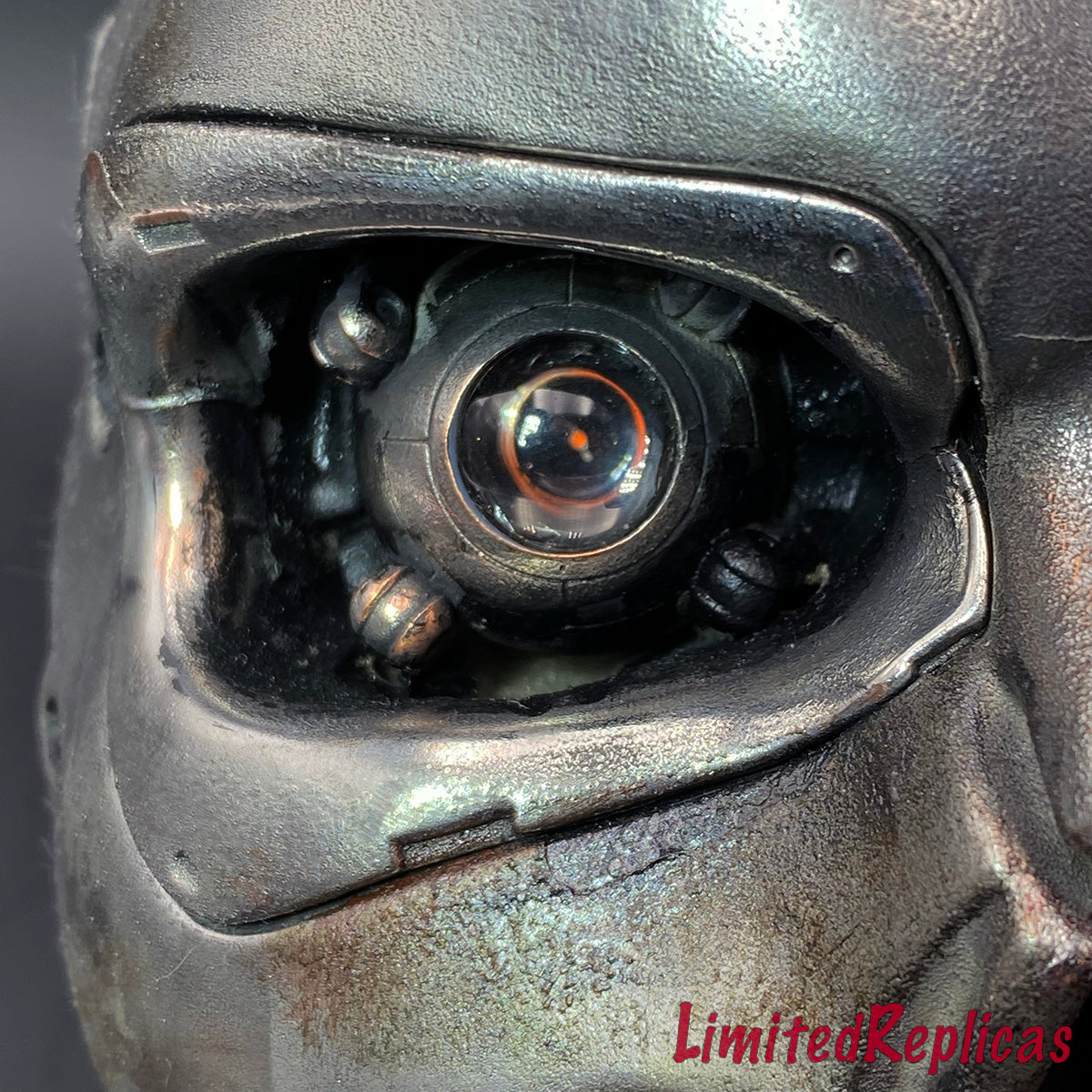 Terminator T-800 Metal Skull Sculpture
