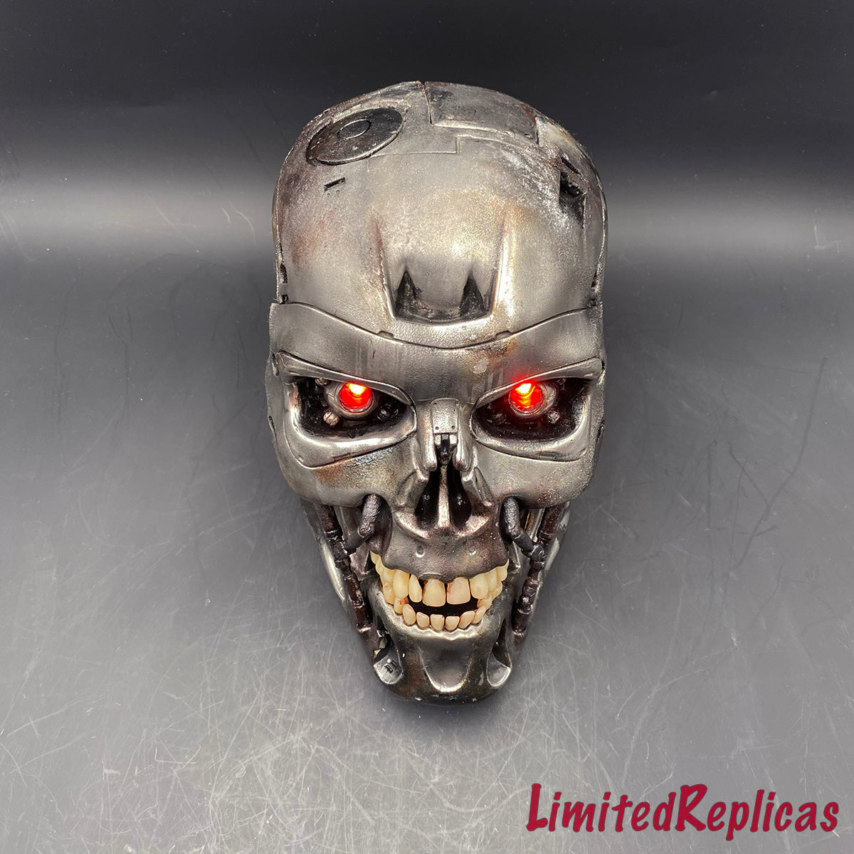 Terminator T-800 Metal Skull Sculpture