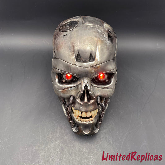 Terminator T-800 Metal Skull Sculpture