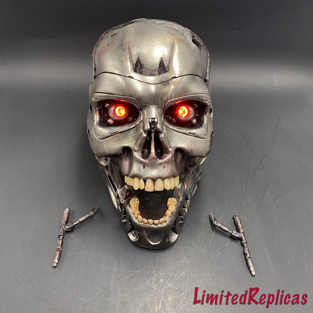 Terminator T-800 Metal Skull Sculpture