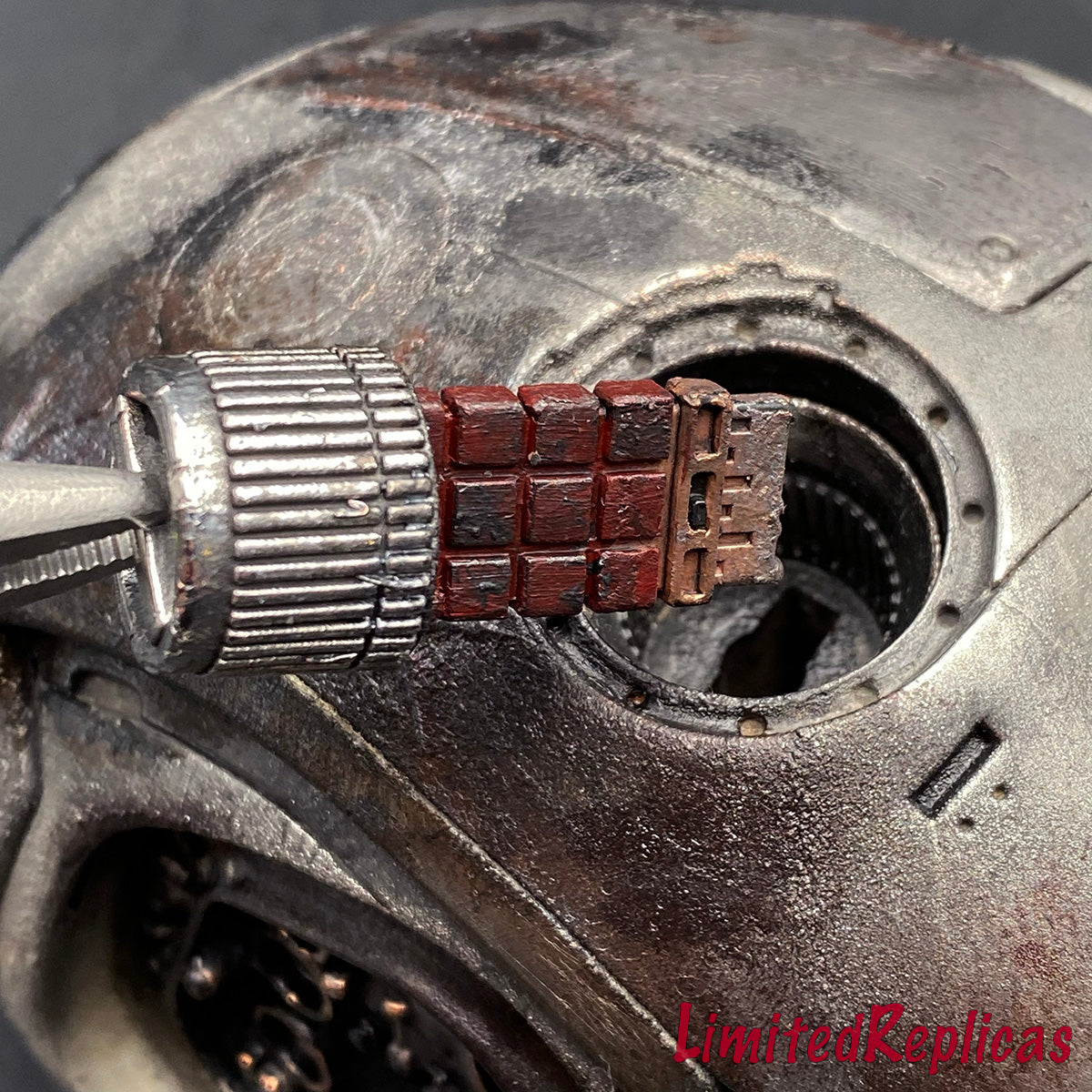 Terminator T-800 Metal Skull Sculpture