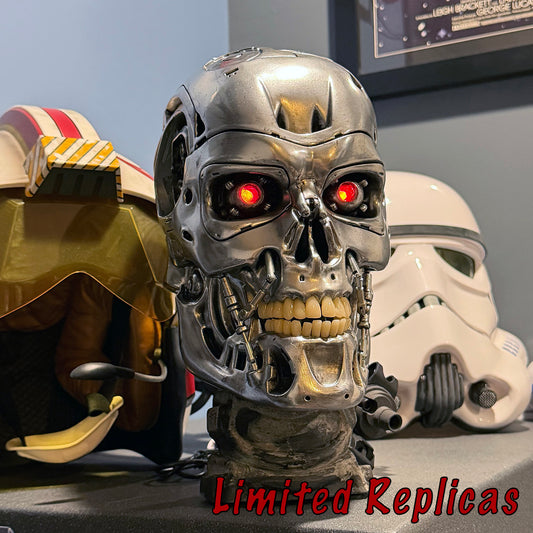Terminator T-800 Endoskeleton Skull Bust